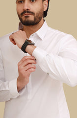 WHITE 100% COTTON KAMEEZ SHALWAR