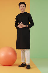 TEENS KURTA BLACK