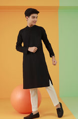 TEENS KURTA BLACK