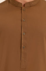 MEN KAMEEZ SHALWAR BROWN