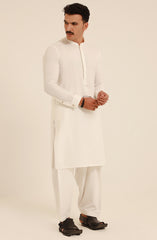 MEN KAMEEZ SHALWAR OFF WHITE