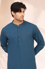 INK-BLUE BLENDED KAMEEZ SHALWAR