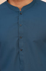 INK-BLUE BLENDED KAMEEZ SHALWAR
