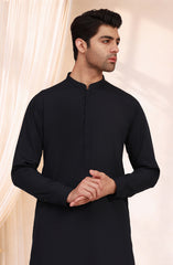 NAVY BLENDED KAMEEZ SHALWAR