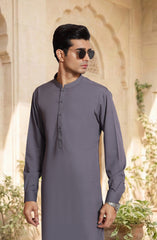 PLUM-MIDDLE BLENDED KAMEEZ SHALWAR