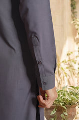 PLUM-MIDDLE BLENDED KAMEEZ SHALWAR