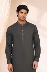 SHADOW-GREY 100% COTTON KAMEEZ SHALWAR