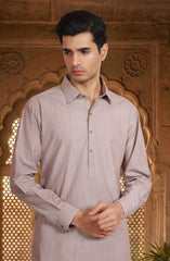 TEA-PINK BLENDED KAMEEZ SHALWAR