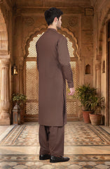 DARK-WOOD 100% COTTON KAMEEZ SHALWAR