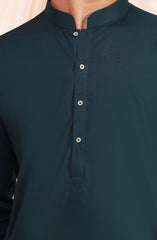 DENIM-BLUE 100% COTTON KAMEEZ SHALWAR