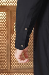 NAVY BLENDED KAMEEZ SHALWAR