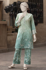 EMBROIDERED CAMBRIC STITCHED 2 PIECE