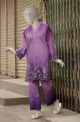 EMBROIDERED CAMBRIC STITCHED 2 PIECE