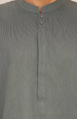 LIGHT-GREY BLENDED KAMEEZ SHALWAR