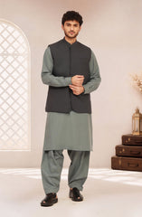 CHARCOAL SUITING WAISTCOAT