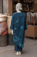 EMBROIDERED PRINTED LAWN STITCHED 3 PIECE