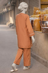 EMBROIDERED CAMBRIC STITCHED 2 PIECE