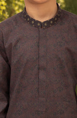 MAROON 100% COTTON EMBROIDERED KURTA