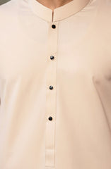 NATURAL-BEIGE BLENDED KAMEEZ SHALWAR