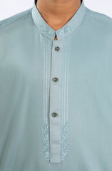PRE WINTER'23 BOYS SEMI FORMAL KURTA SEA GREEN