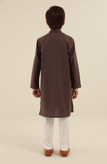 SUMMER'25 BOYS CASUAL KURTA CHOCOLATE