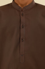 SUMMER'25 BOYS CASUAL KURTA CHOCOLATE