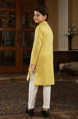 BOYS KURTA LEMON