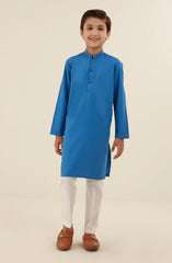 BOYS KURTA LEMON INK BLUE