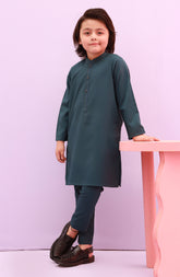PRE WINTER'23 BOYS CASUAL KURTA PAJAMA DEEP TEAL