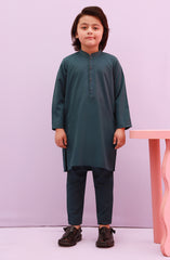 PRE WINTER'23 BOYS CASUAL KURTA PAJAMA DEEP TEAL