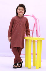 FESTIVE'23 BOYS SEMI FORMAL KAMEEZ PAJAMA MAROON