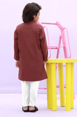 SUMMER'23 BOYS SEMI FORMAL KURTA MAROON