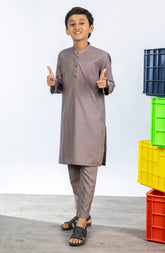 PRE WINTER'23 BOYS CASUAL KURTA PAJAMA LIGHT PURPLE