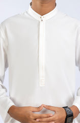 PRE WINTER'23 BOYS SEMI FORMAL KURTA PAJAMA OFF WHITE