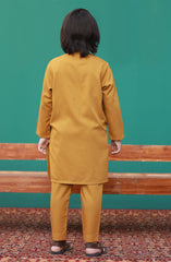 PRE WINTER'23 BOYS SEMI FORMAL KURTA PAJAMA MUSTARD