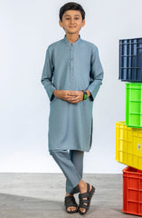 PRE WINTER'23 BOYS CASUAL KURTA PAJAMA SHARP BLUE