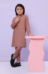 WINTER'23 BOYS CASUAL KURTA PAJAMA LIGHT MAROON