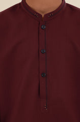 BOYS CASUAL KURTA PAJAMA BROWN