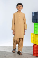 WINTER'23 BOYS CASUAL KAMEEZ SHALWAR KHAKI