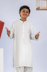 PRE WINTER'23 BOYS SEMI FORMAL KAMEEZ SHALWAR OFF WHITE