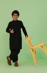 BOYS KAMEEZ SHALWAR BLACK