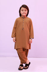 WINTER'23 BOYS CASUAL KAMEEZ SHALWAR MUSTARD
