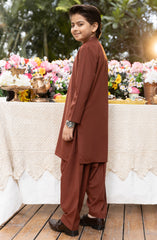 BOYS KAMEEZ SHALWAR MAROON