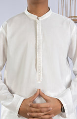PRE WINTER'23 TEENS KURTA SEMI FORMAL OFF WHITE