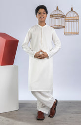 PRE WINTER'23 TEENS KURTA SEMI FORMAL OFF WHITE