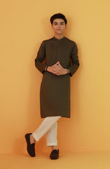 TEENS KURTA MEHNDI GREEN