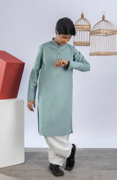 PRE WINTER'23 TEENS KURTA SEMI FORMAL SEE GREEN