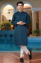 TEENS KURTA NAVY BLUE