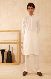 TEENS KURTA PAJAMA OFF WHITE