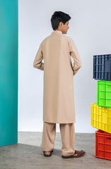 WINTER'23 TEENS KAMEEZ SHALWAR CASUAL DEEP BEIGE